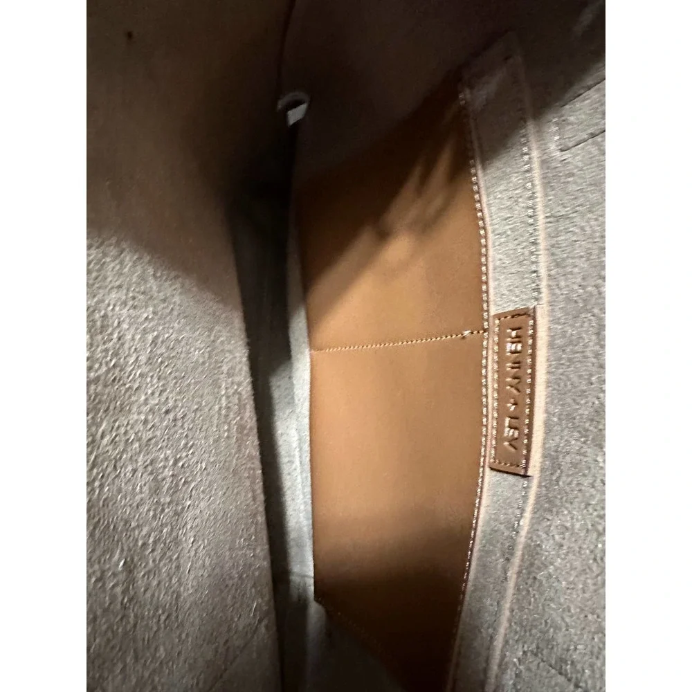 NWT Henry & Lev Brown Faux Leather Satchel Bag
